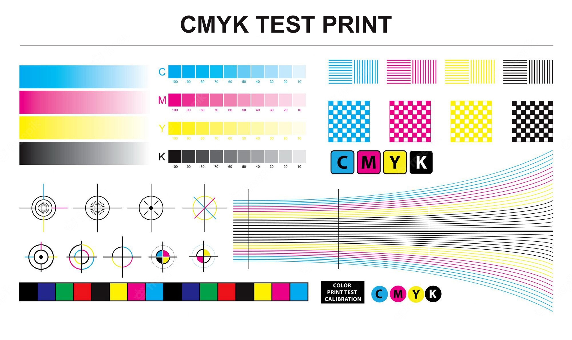 CMYK Test Print