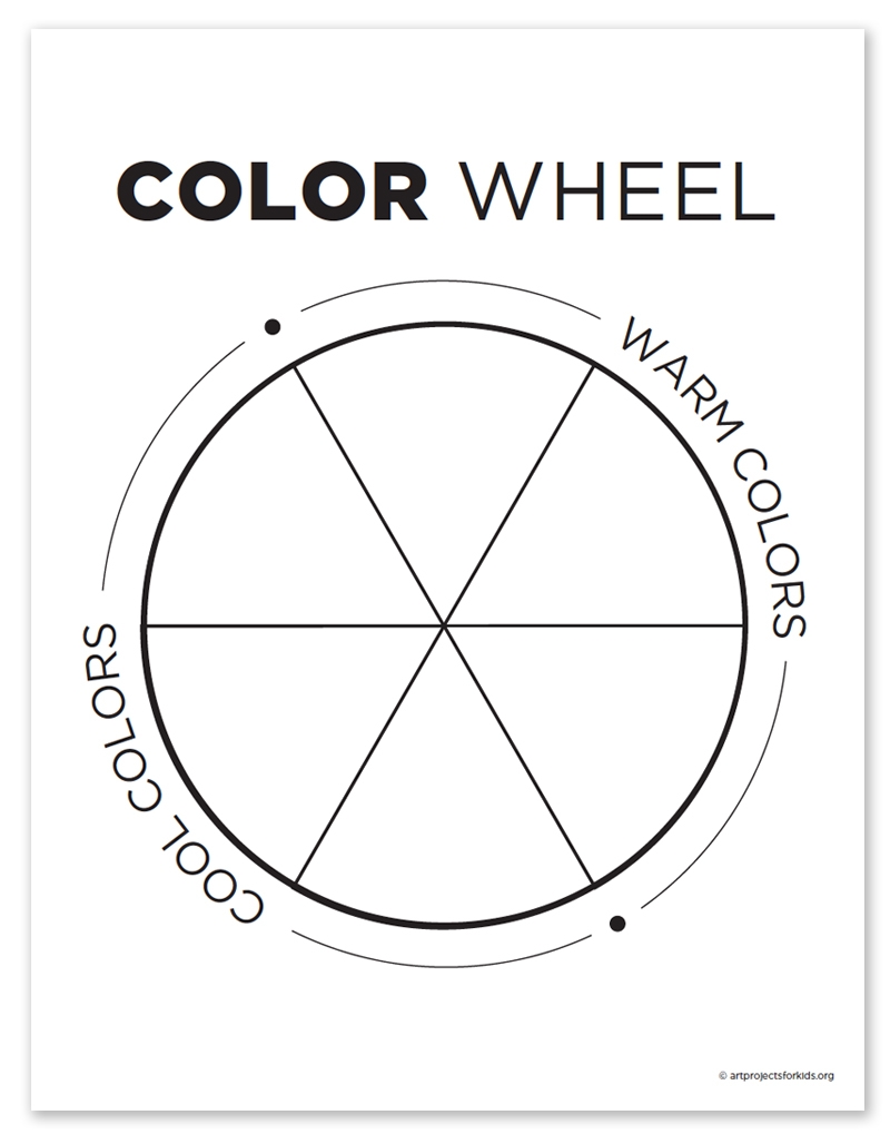 Color Wheel Coloring Page Free Printable Sheets For Kids Color Wheel Coloring Page Free Printable Sheets For Kids