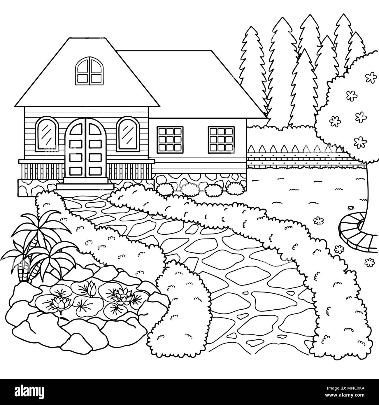 color pages of houses