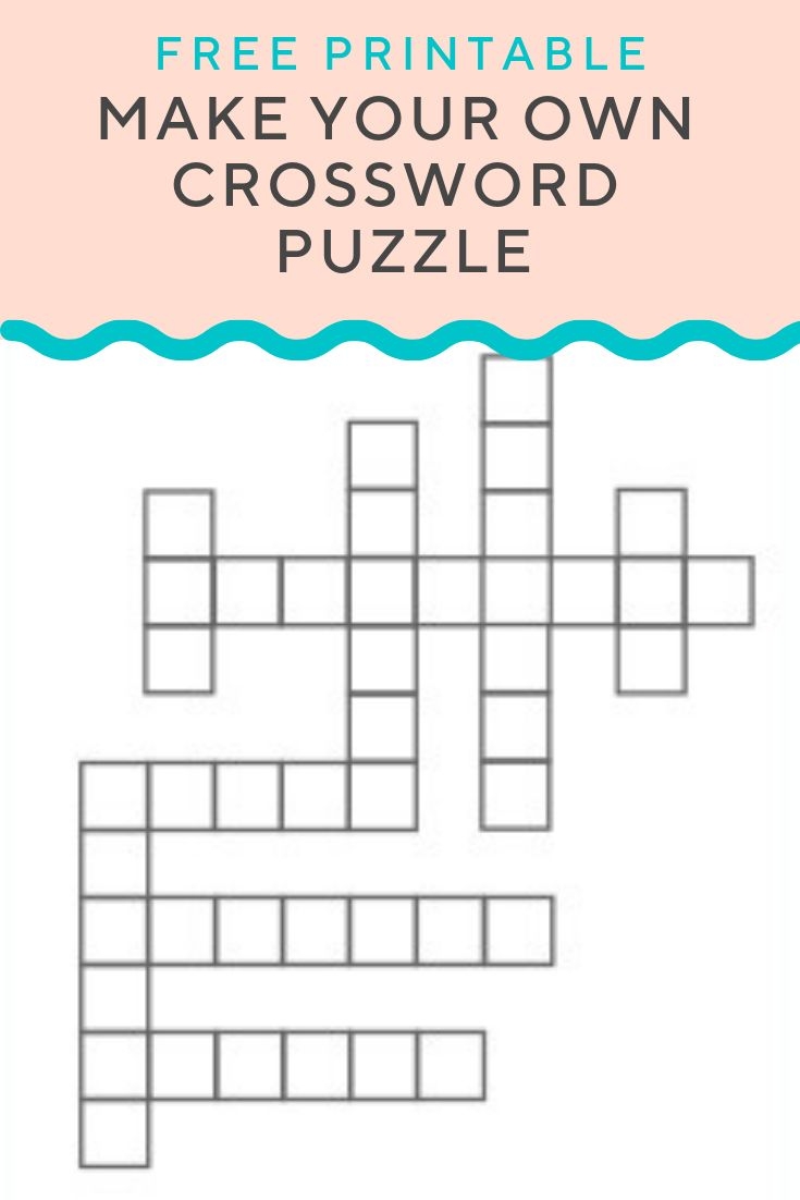 make a crossword puzzle free printable make a crossword puzzle free printable