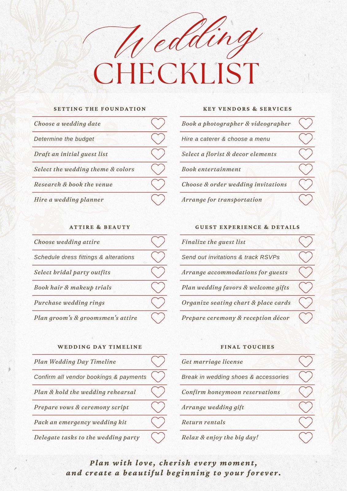 Customize 184 Wedding Checklists Templates Online Canva Customize 184 Wedding Checklists Templates Online Canva
