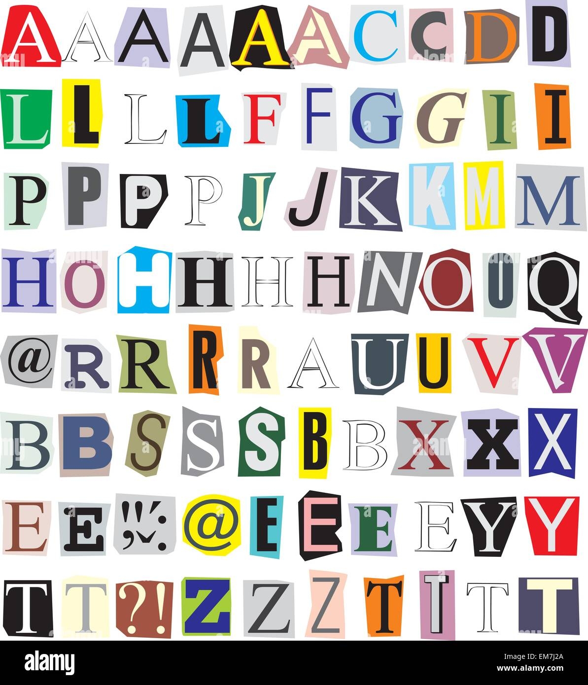 cut out letters