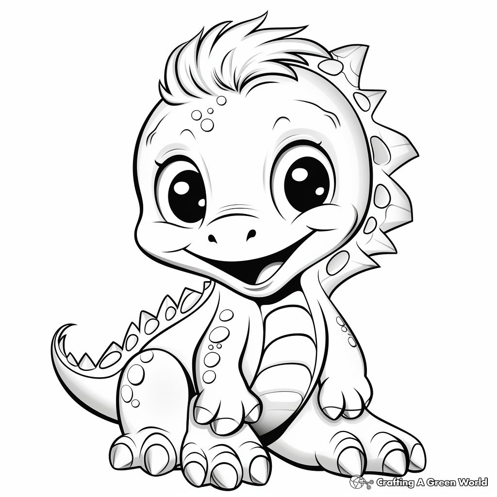 dinosaur coloring in pictures