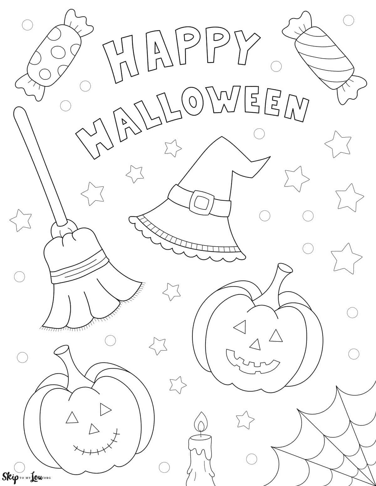 happy halloween coloring pages happy halloween coloring pages