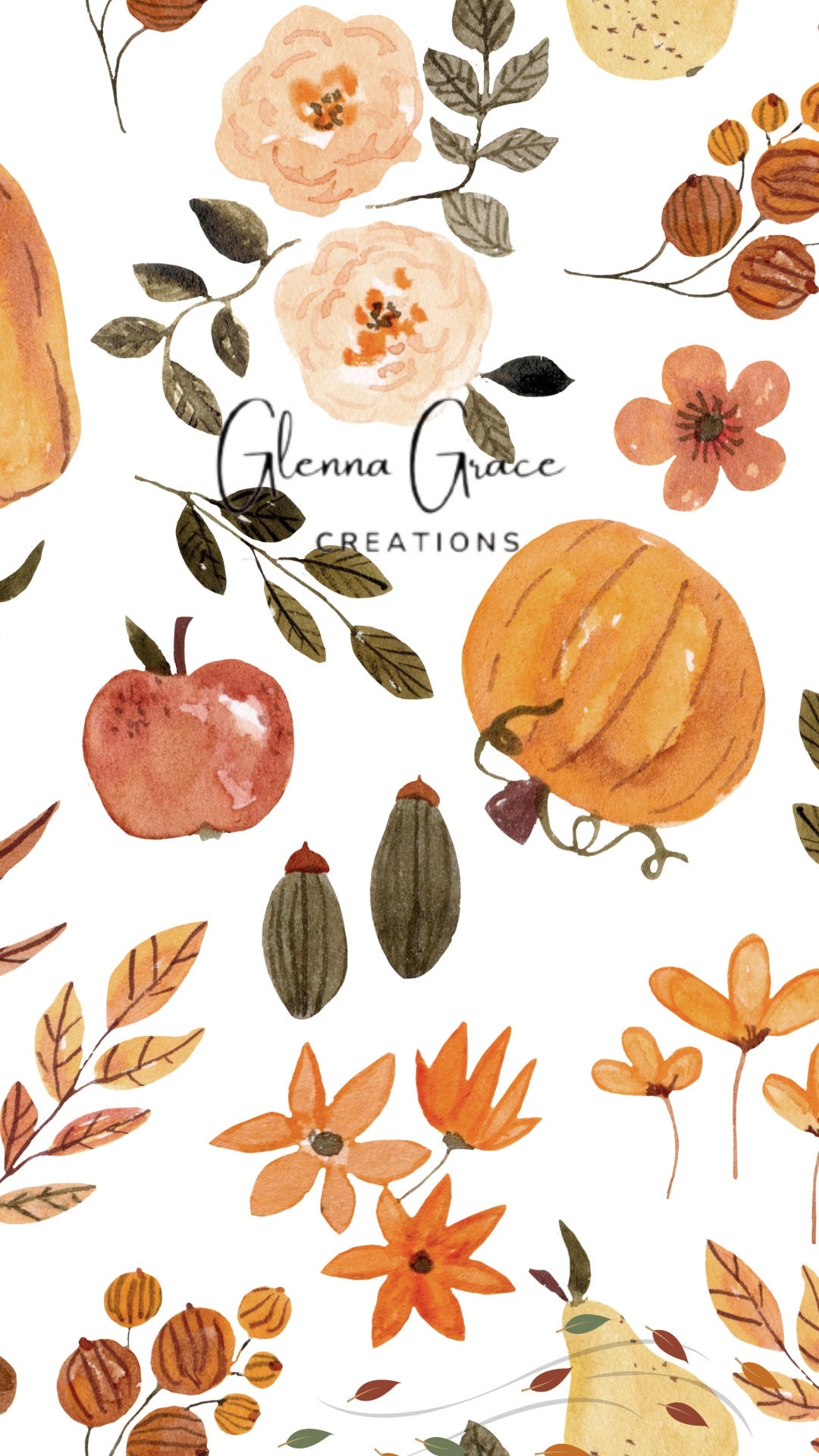 Cute Pumpkin Fall Wallpaper Etsy