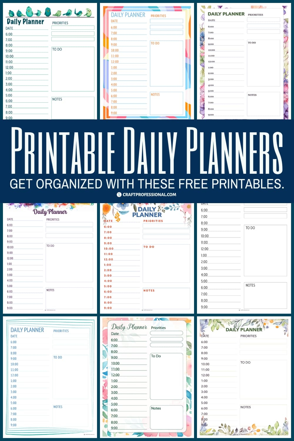 planner printable free planner printable free