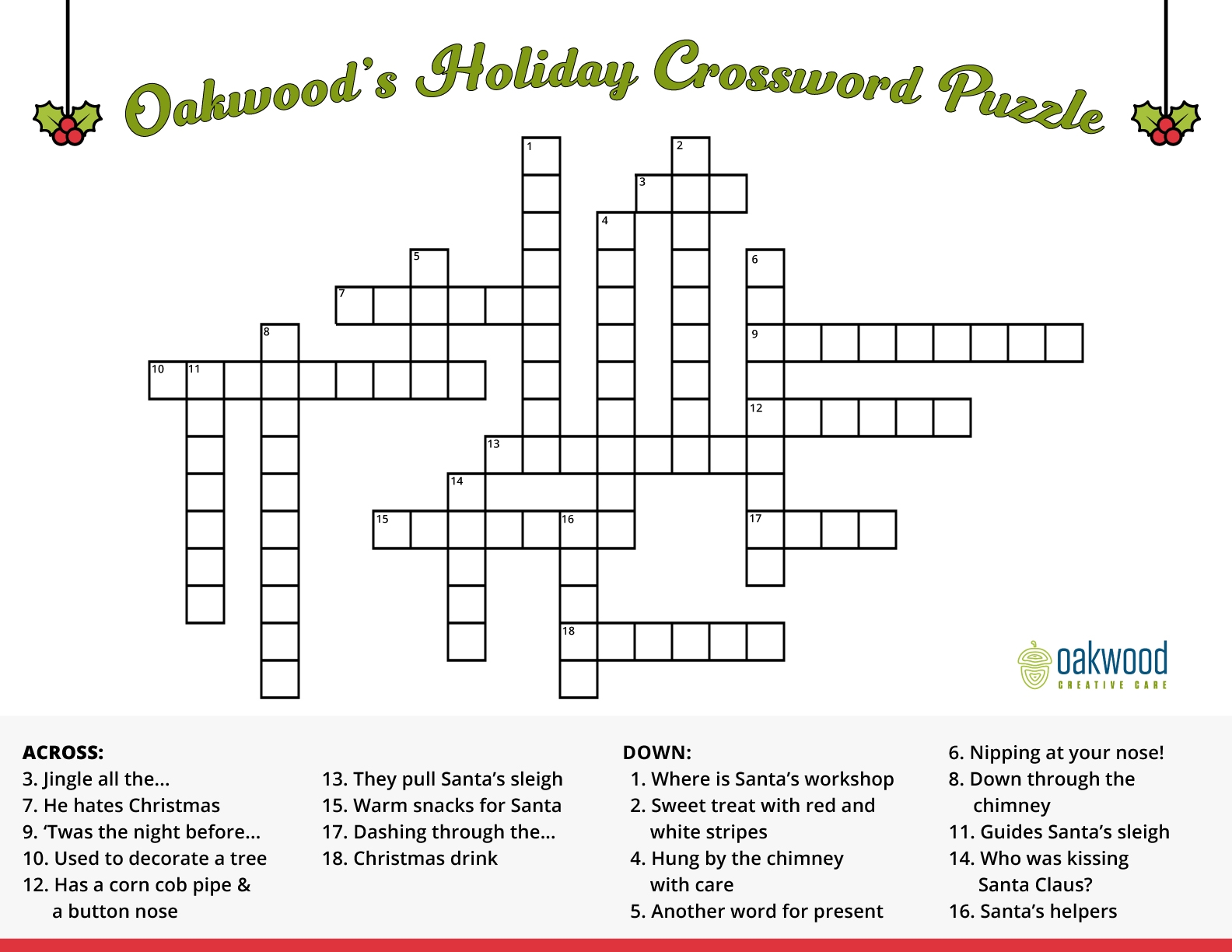 seniors crossword puzzles printable