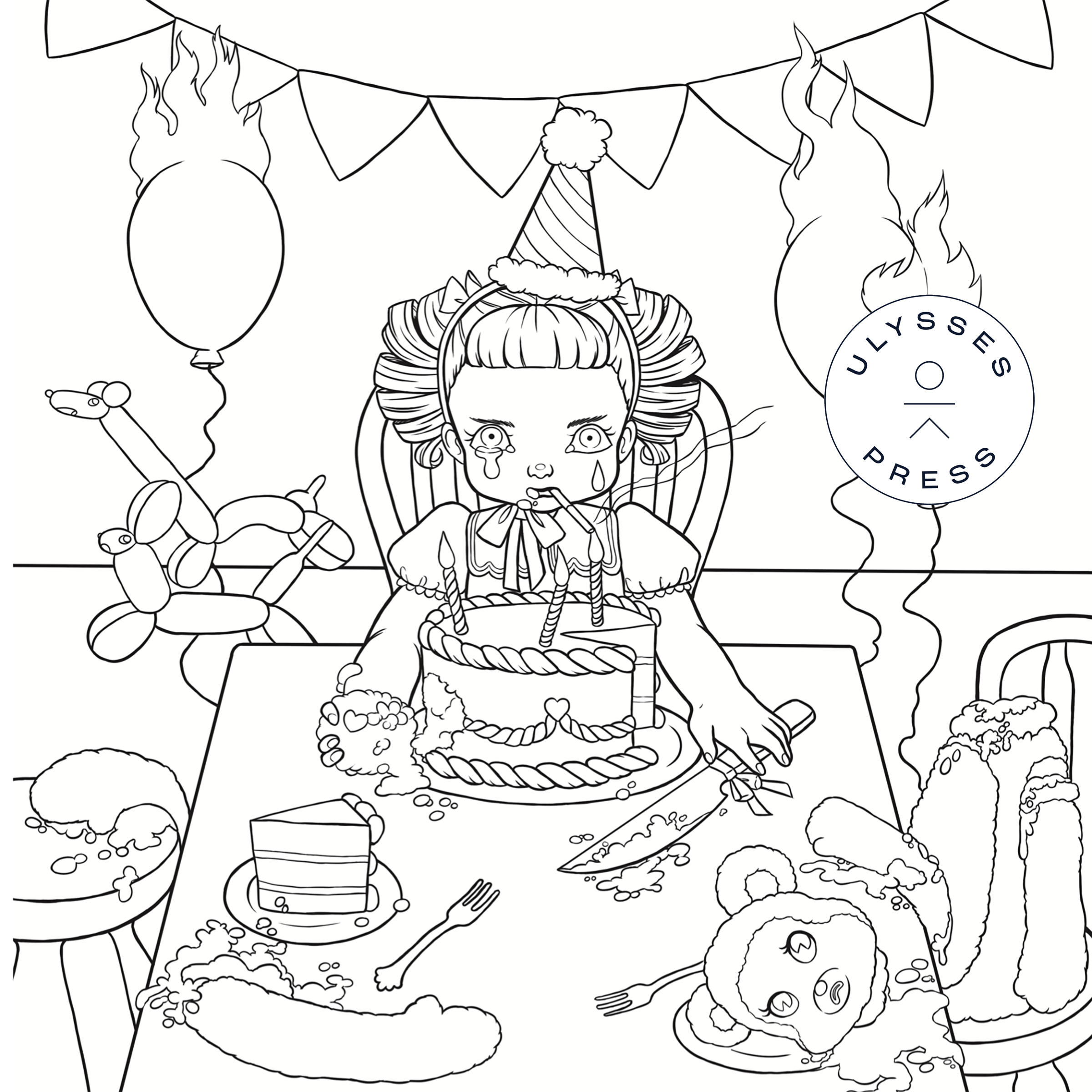 crybaby coloring book pages