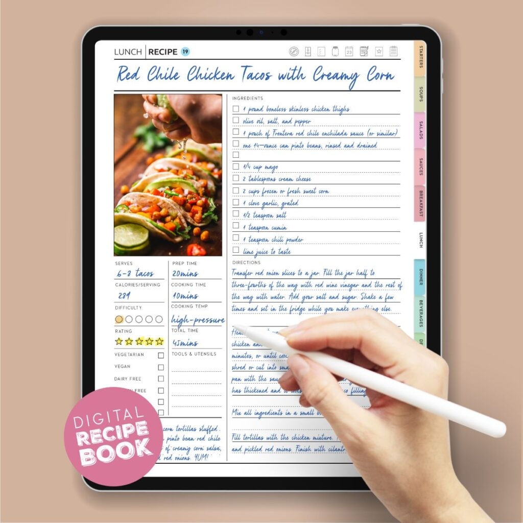 Digital Recipe Book Organize Your Favorite Recipes For Free Digital Recipe Book Organize Your Favorite Recipes For Free