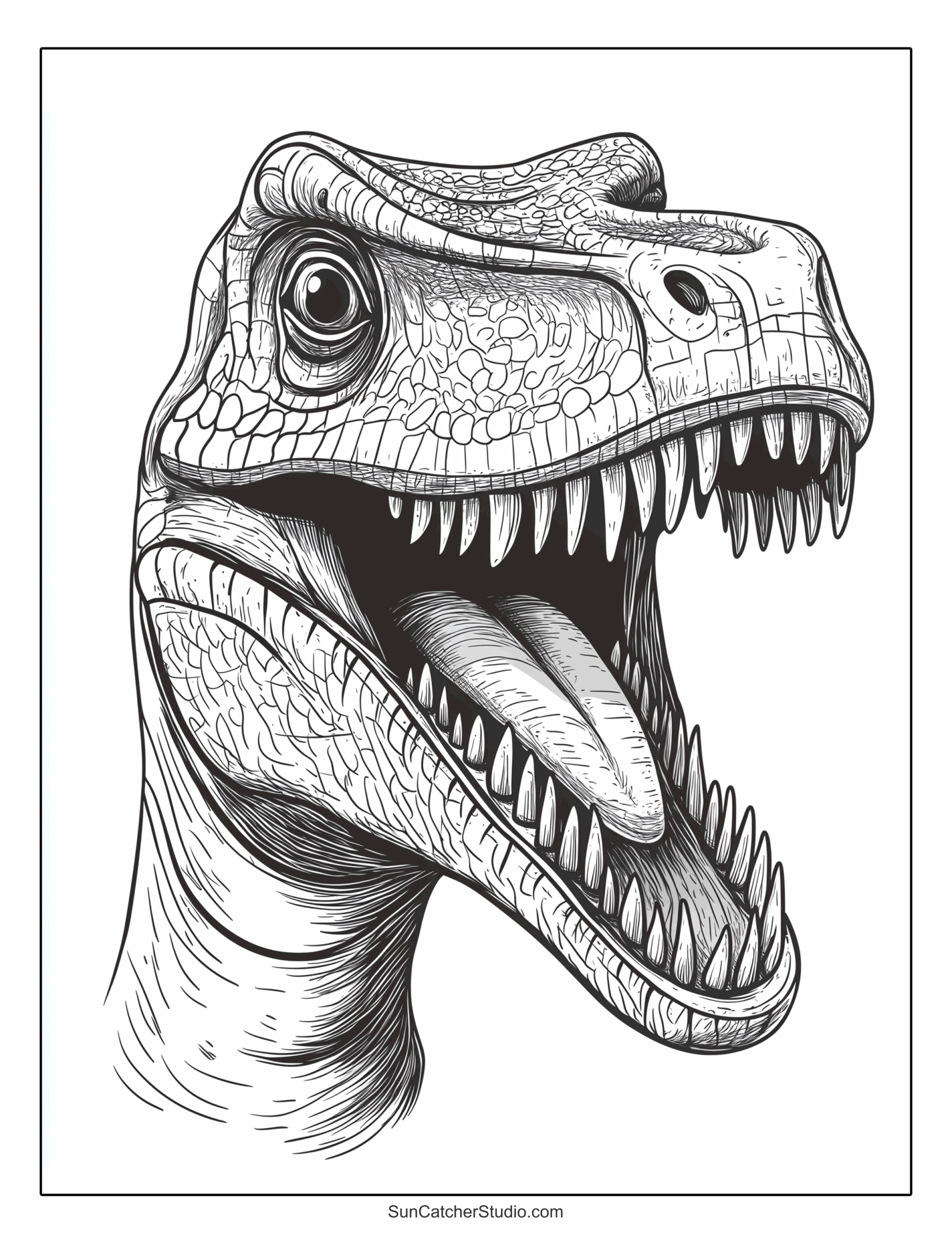 dinosaur coloring sheet