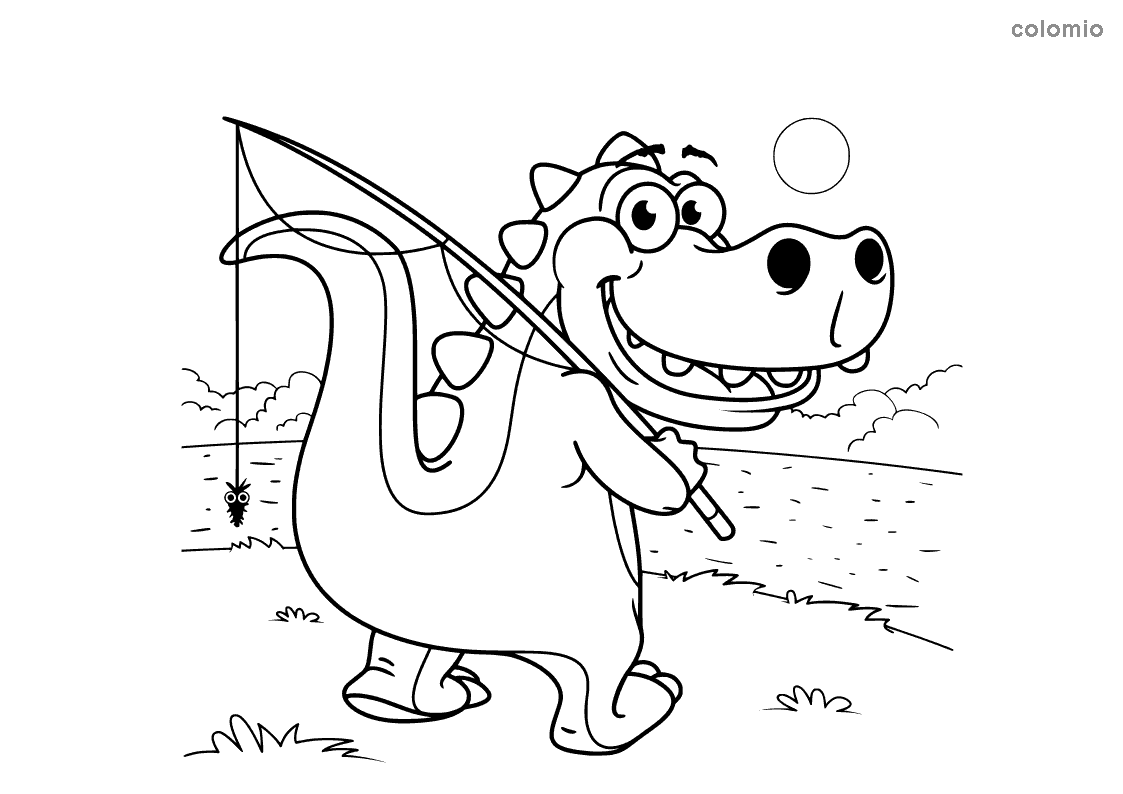 dinosaur color sheets