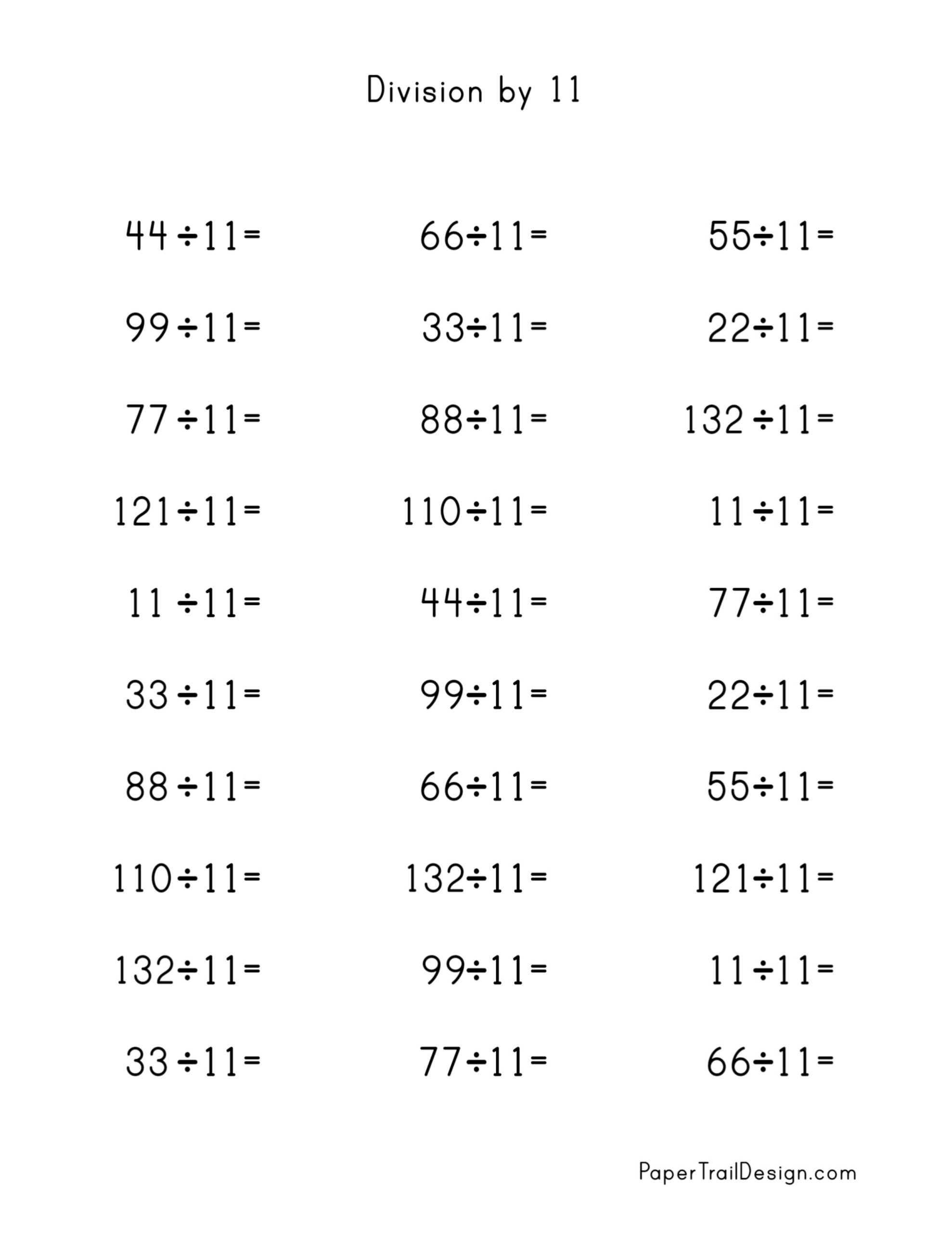 division printable worksheets
