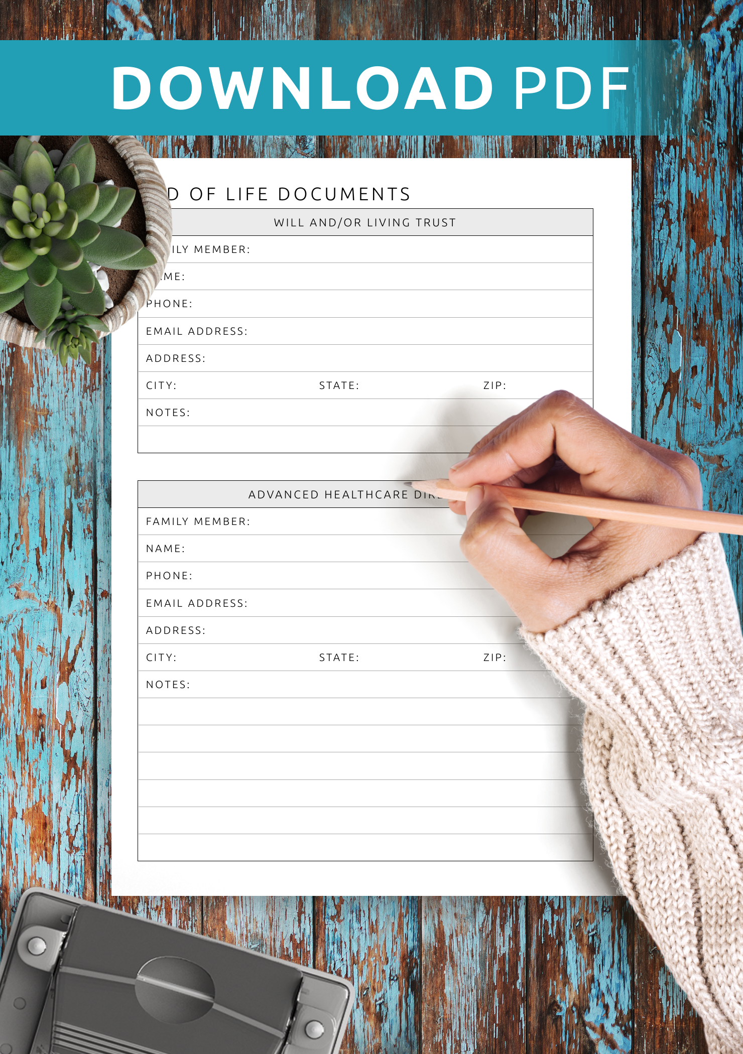 Download Printable End Of Life Documents PDF Download Printable End Of Life Documents PDF