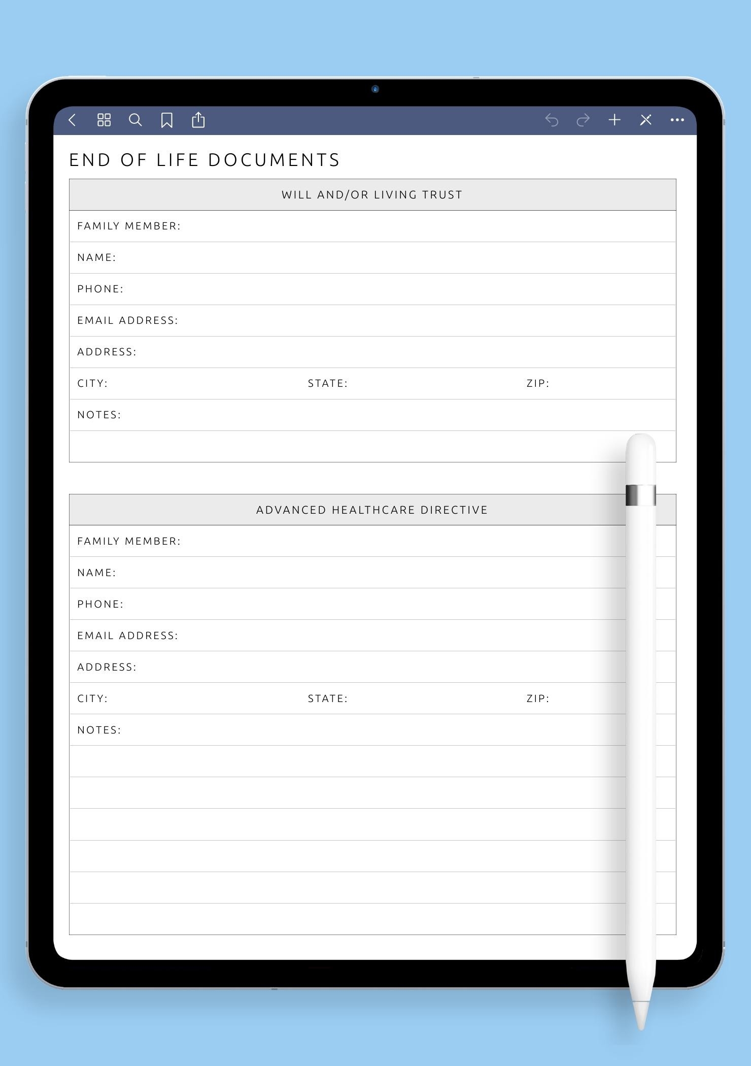 Download Printable End Of Life Documents PDF Download Printable End Of Life Documents PDF