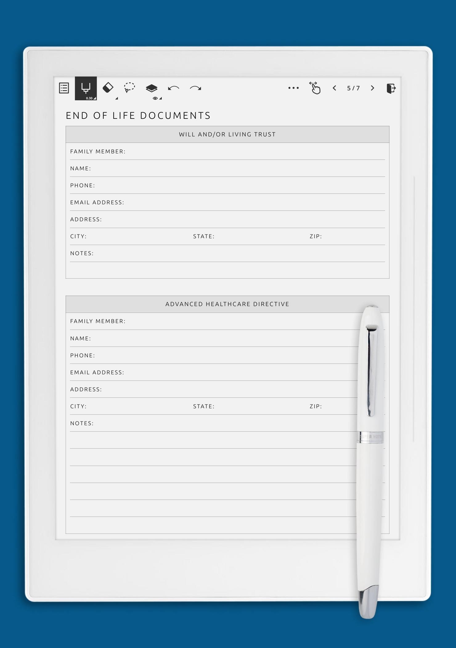 Download Printable End Of Life Documents PDF Download Printable End Of Life Documents PDF