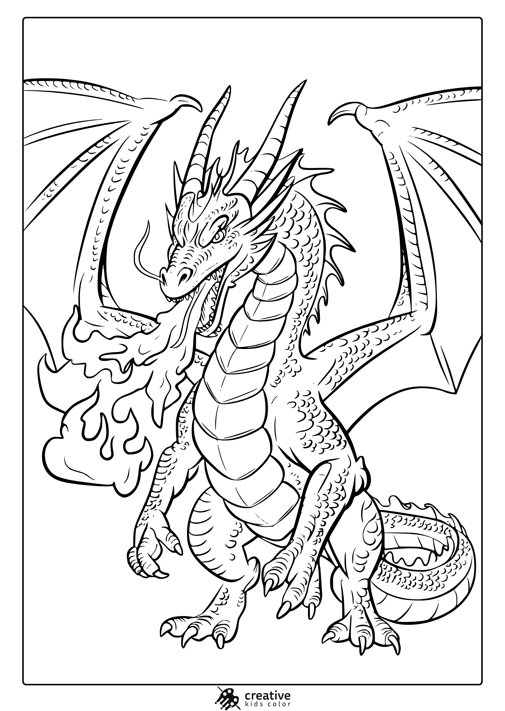 dragons coloring pages