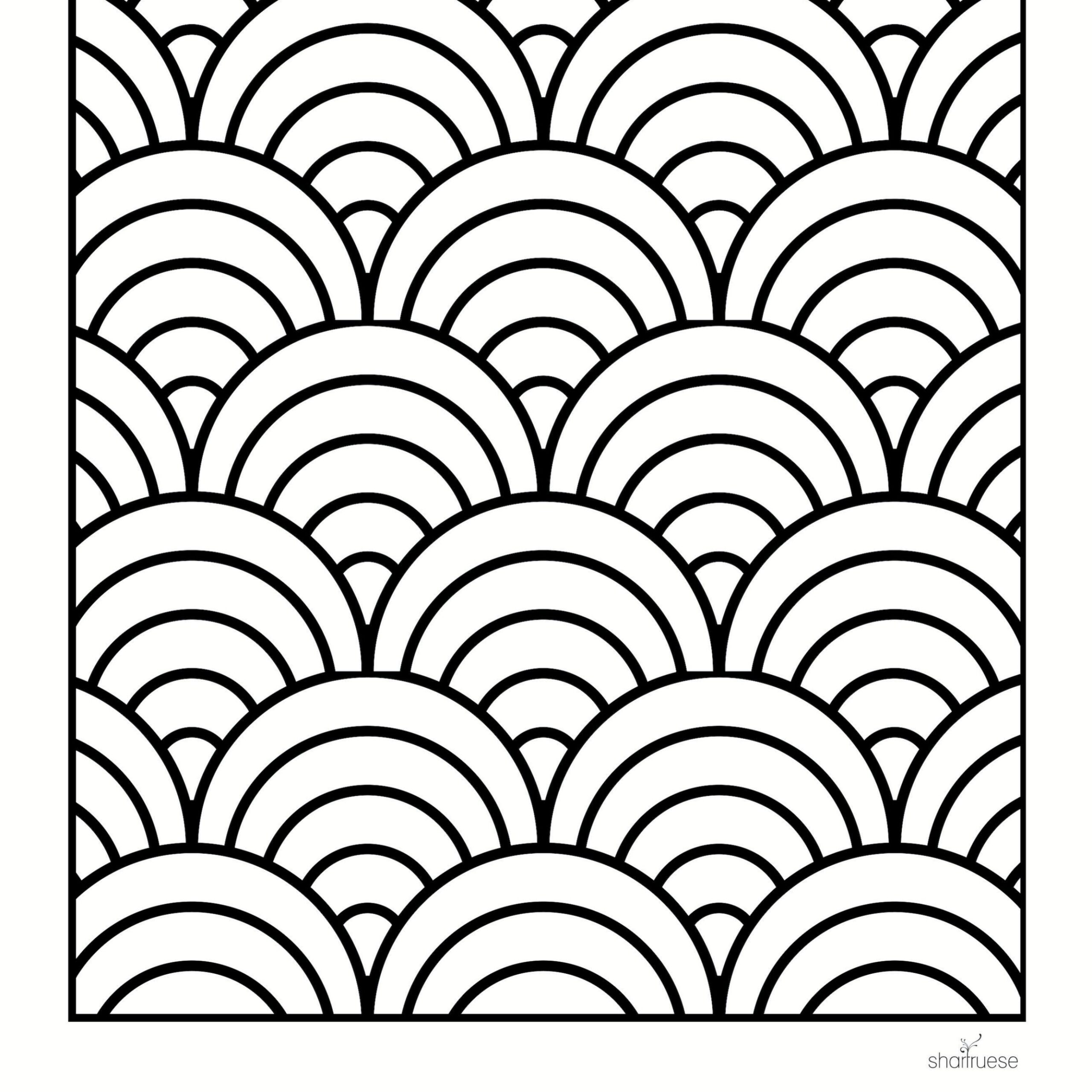 Easy Bold Patterns Colouring Pages Instant Download Mindfulness Coloring Printable Minimalist Art Therapy Anxiety Calming Etsy