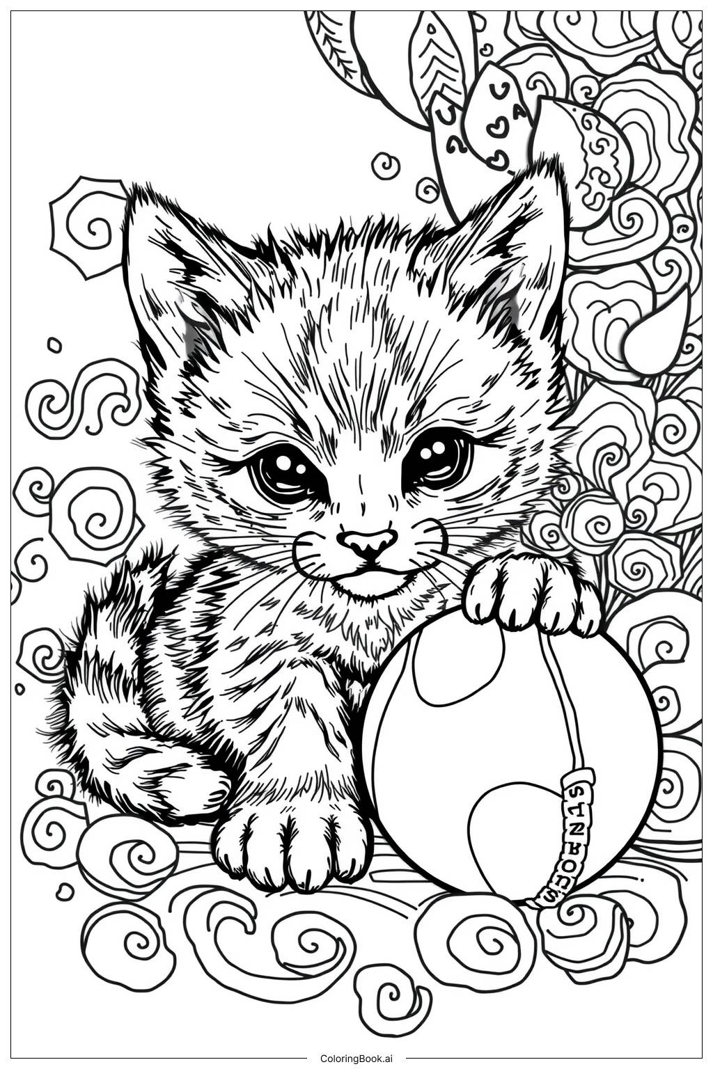 kitten pictures to color