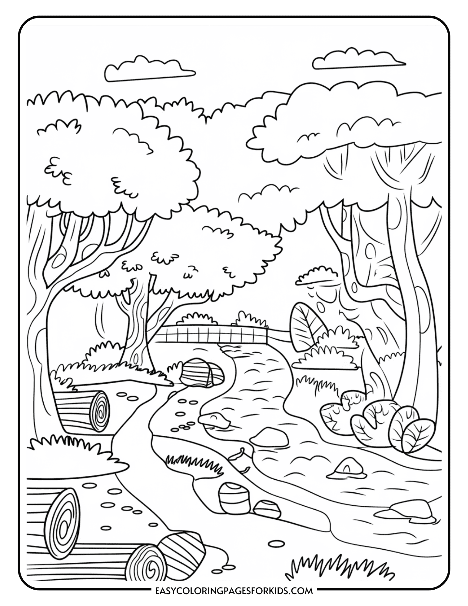 Easy Forest Coloring Pages 15 Free Printable PDF Pages Easy Coloring Pages For Kids Easy Forest Coloring Pages 15 Free Printable PDF Pages Easy Coloring Pages For Kids