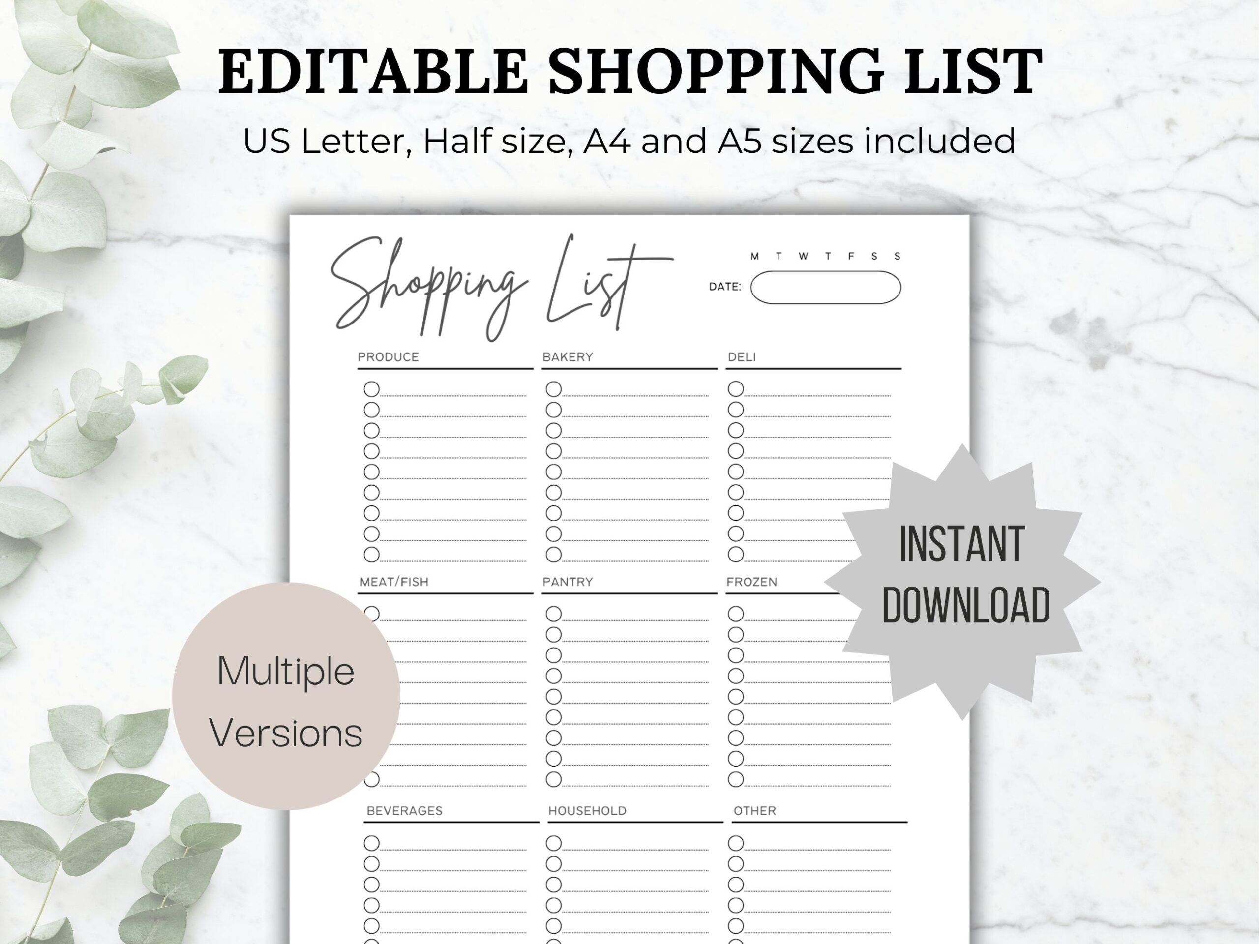 Editable Grocery List Printable Shopping List Printable Grocery Template Shopping Template Food Shopping Planner For Shopping Checklist A5 Etsy Editable Grocery List Printable Shopping List Printable Grocery Template Shopping Template Food Shopping Planner For Shopping Checklist A5 Etsy