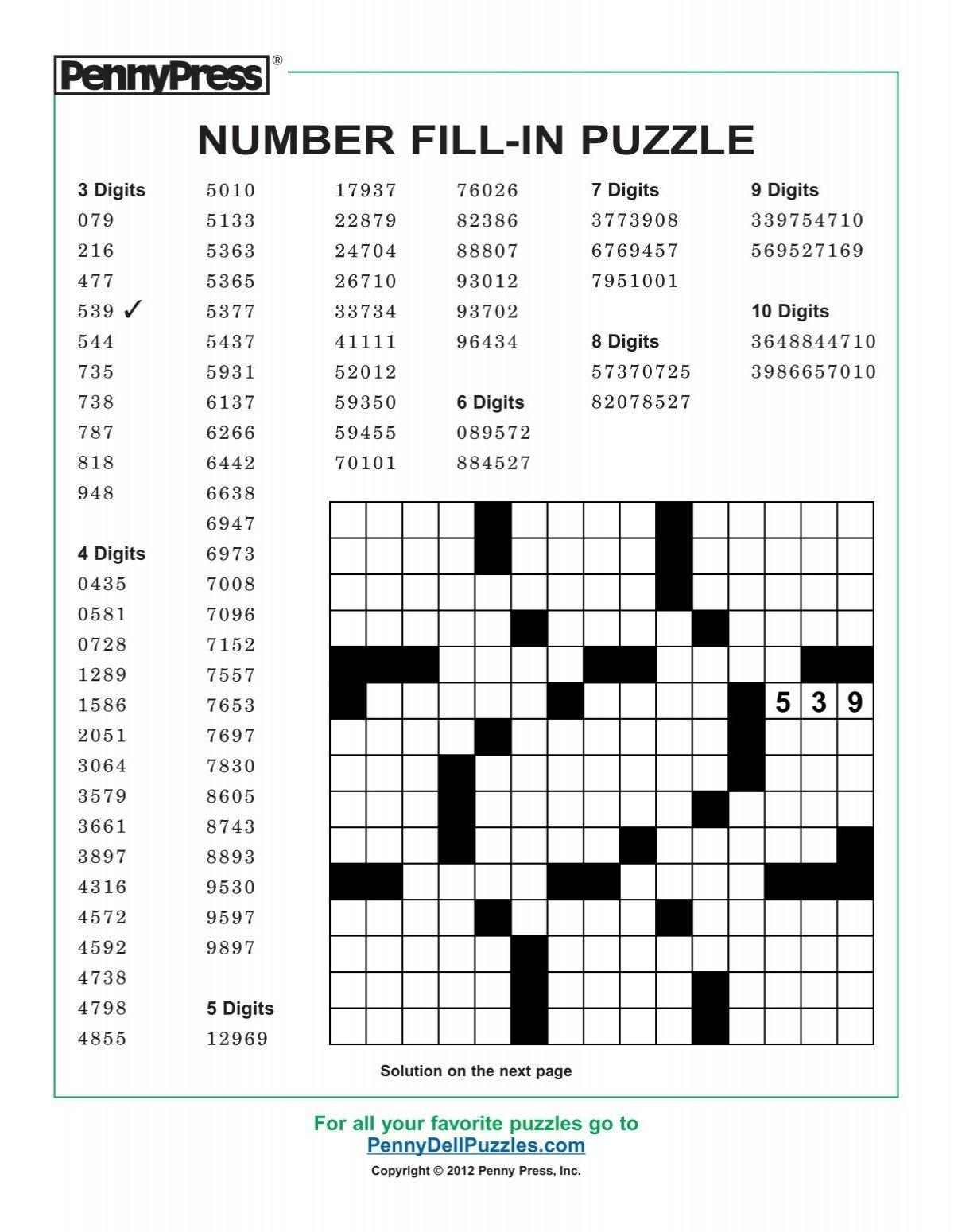 printable daily commuter crossword puzzle