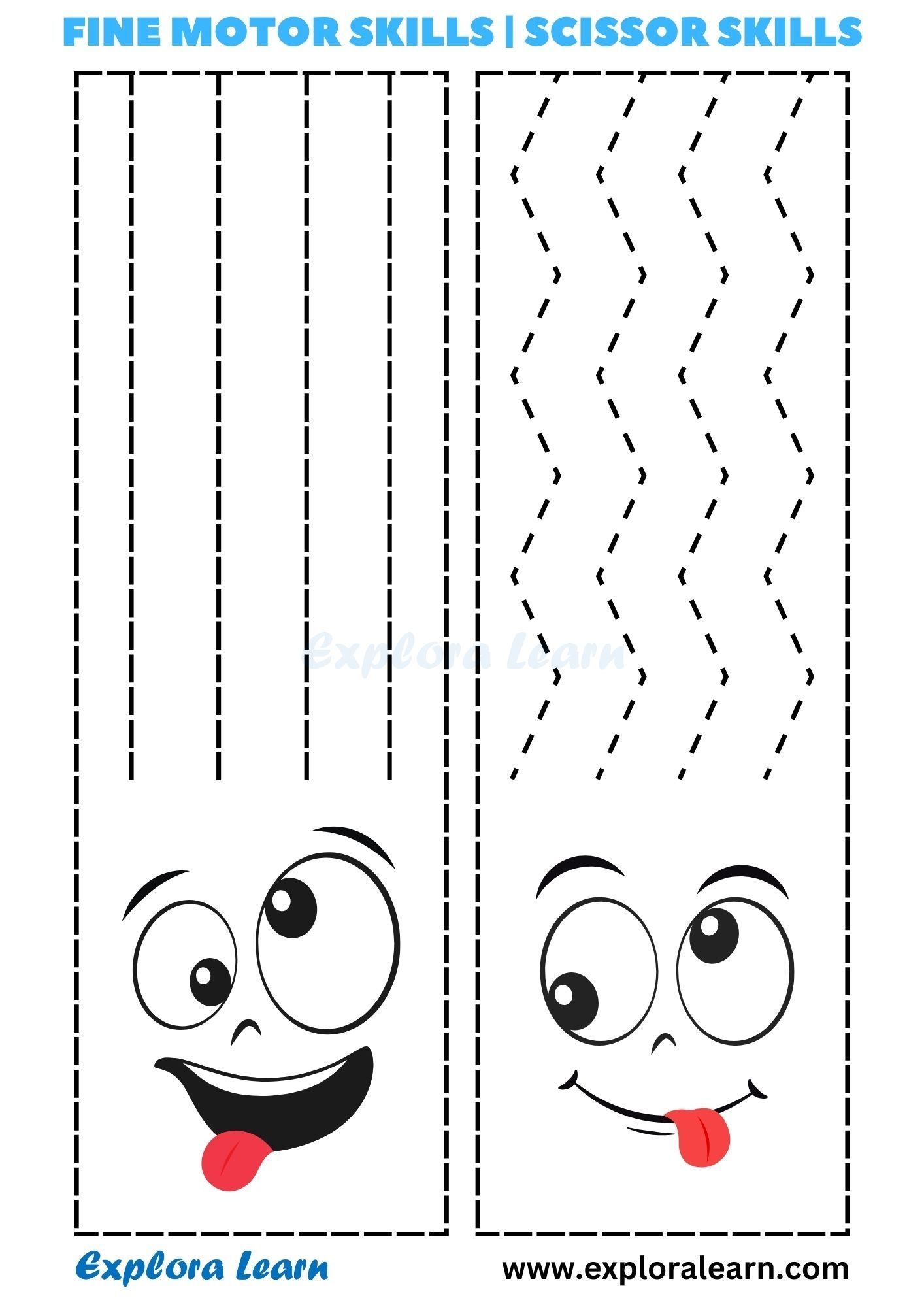 Fine Motor Skills Scissor Skills Worksheets For Kids Fine Motor Skills Scissor Skills Worksheets For Kids