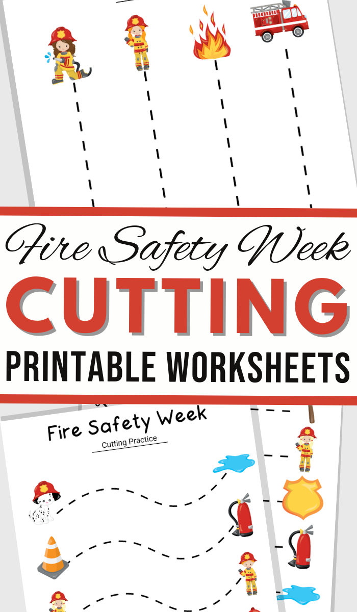 Fire Safety Week Cutting Practice Fire Safety Week Cutting Practice