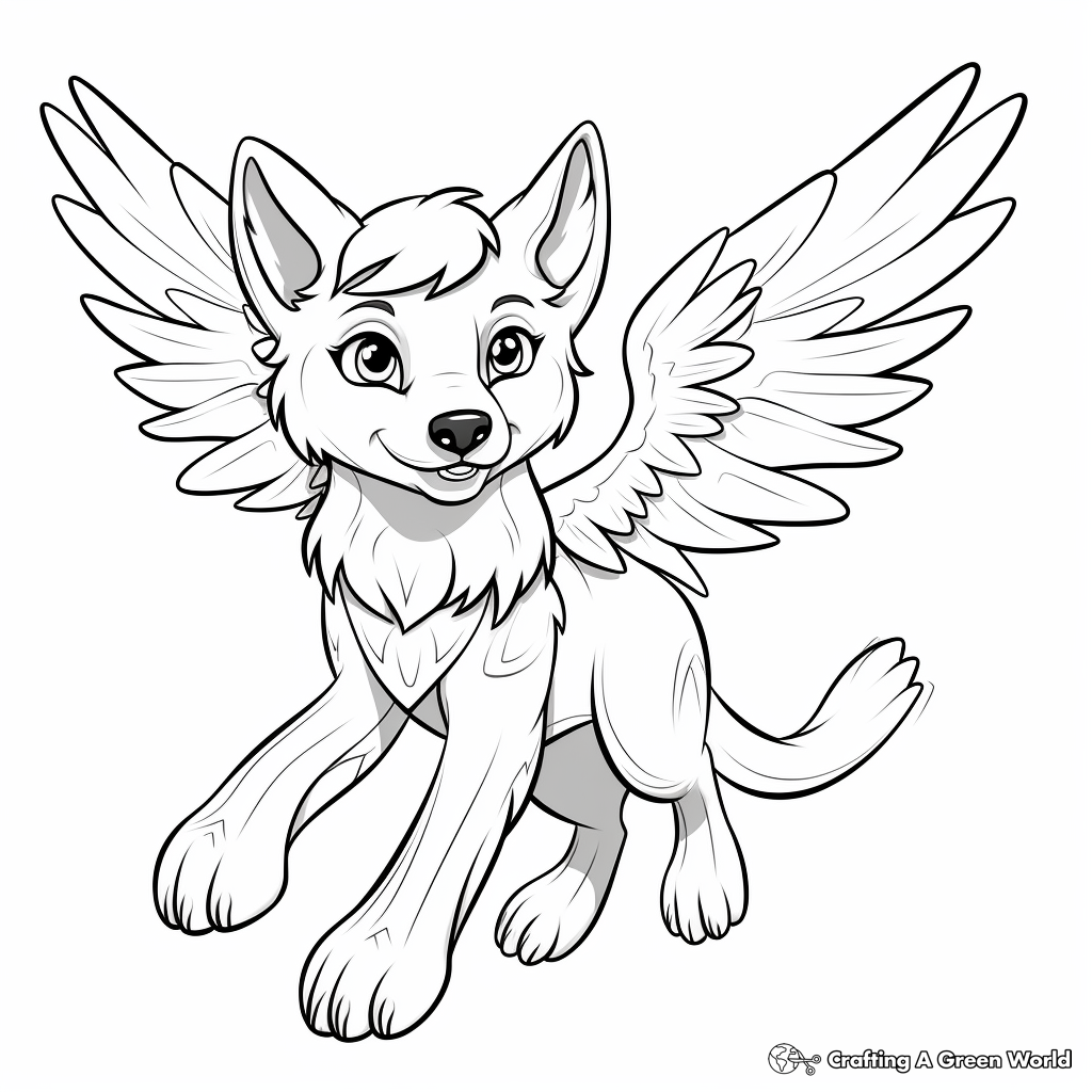 wolves coloring pages