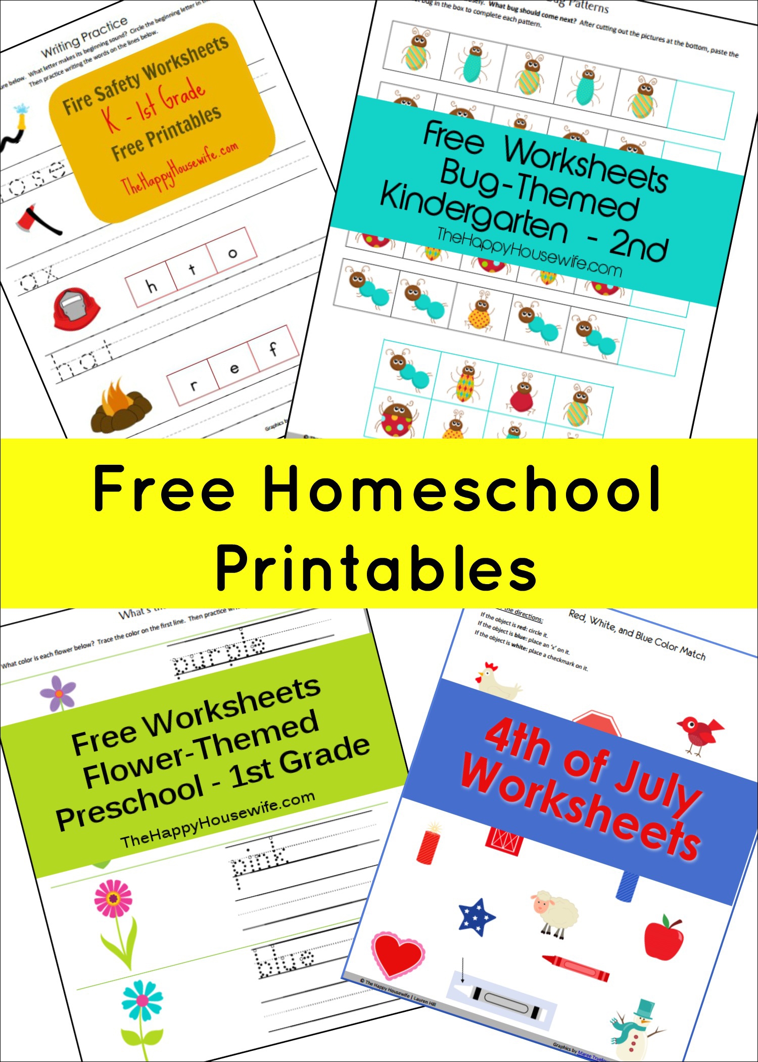 free homeschool printable worksheets