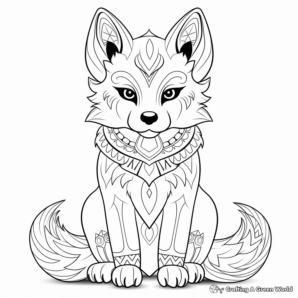 fox coloring pages