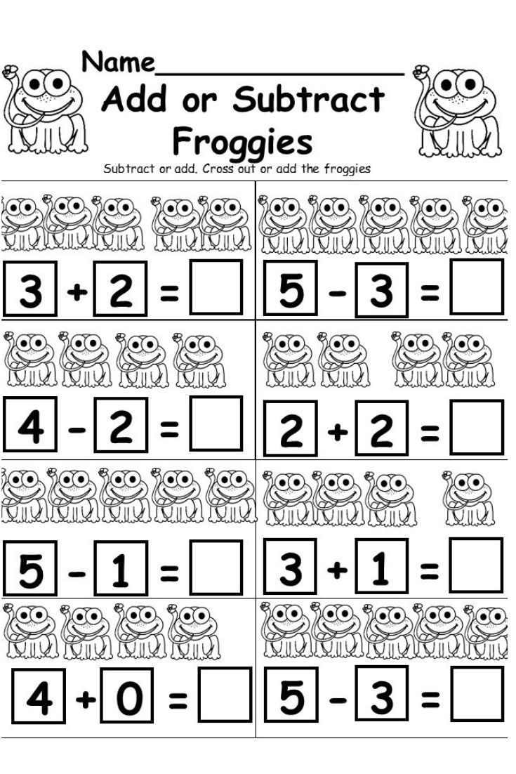 free printable kindergarten addition worksheets