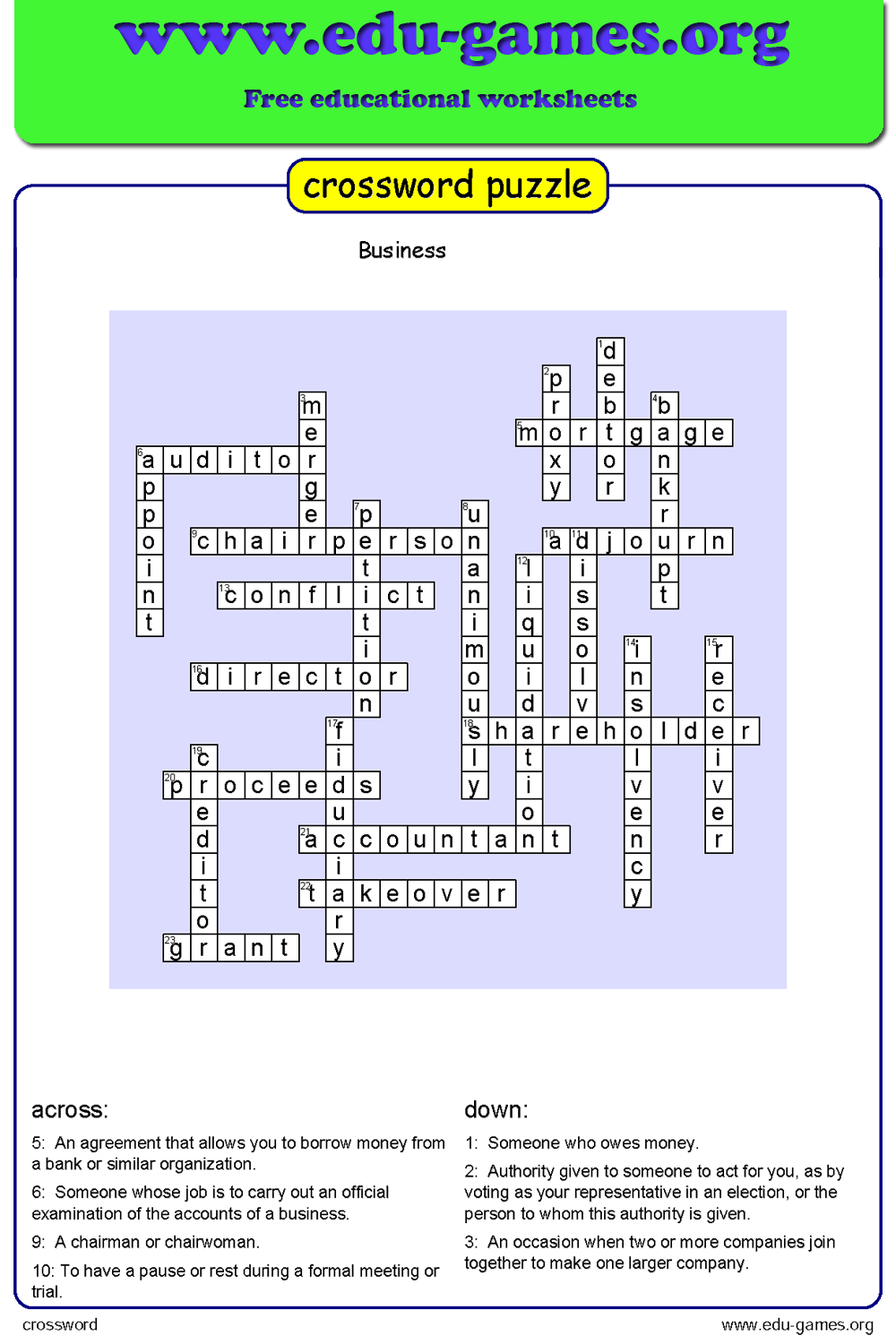 Free Crossword Maker For Kids The Printable Worksheets Creator Free Crossword Maker For Kids The Printable Worksheets Creator