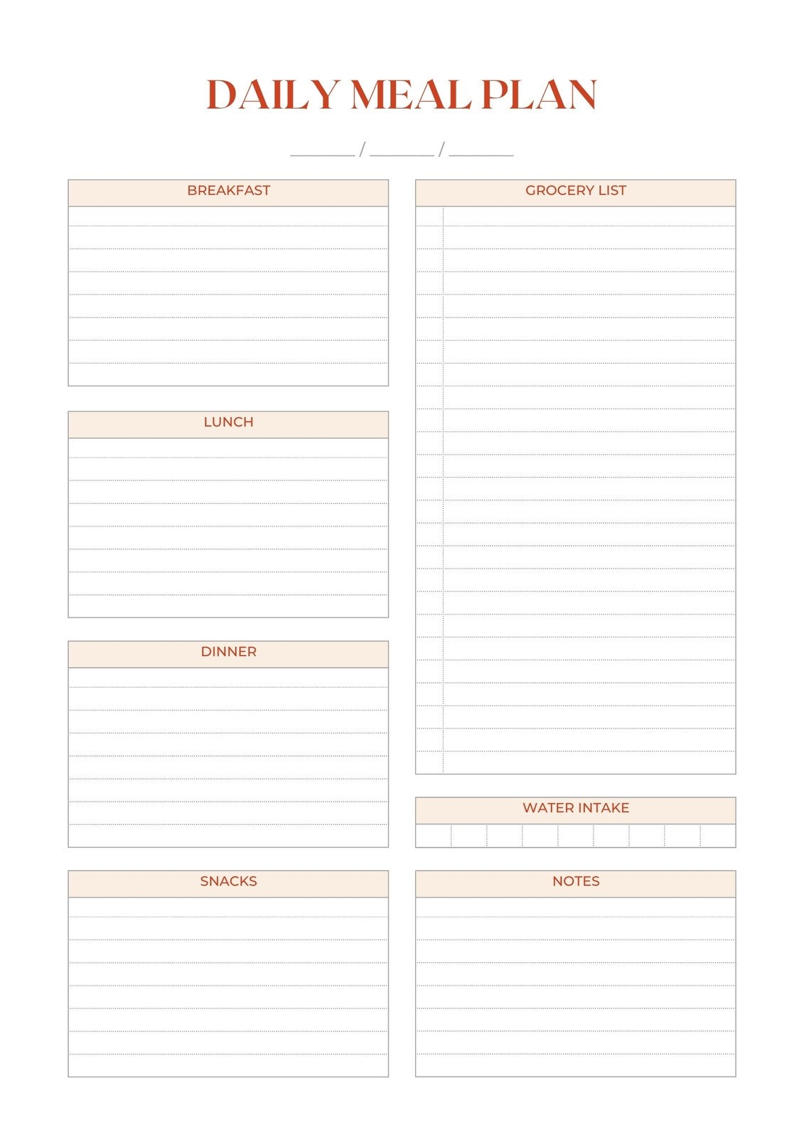 free printable meal planner and grocery list free printable meal planner and grocery list
