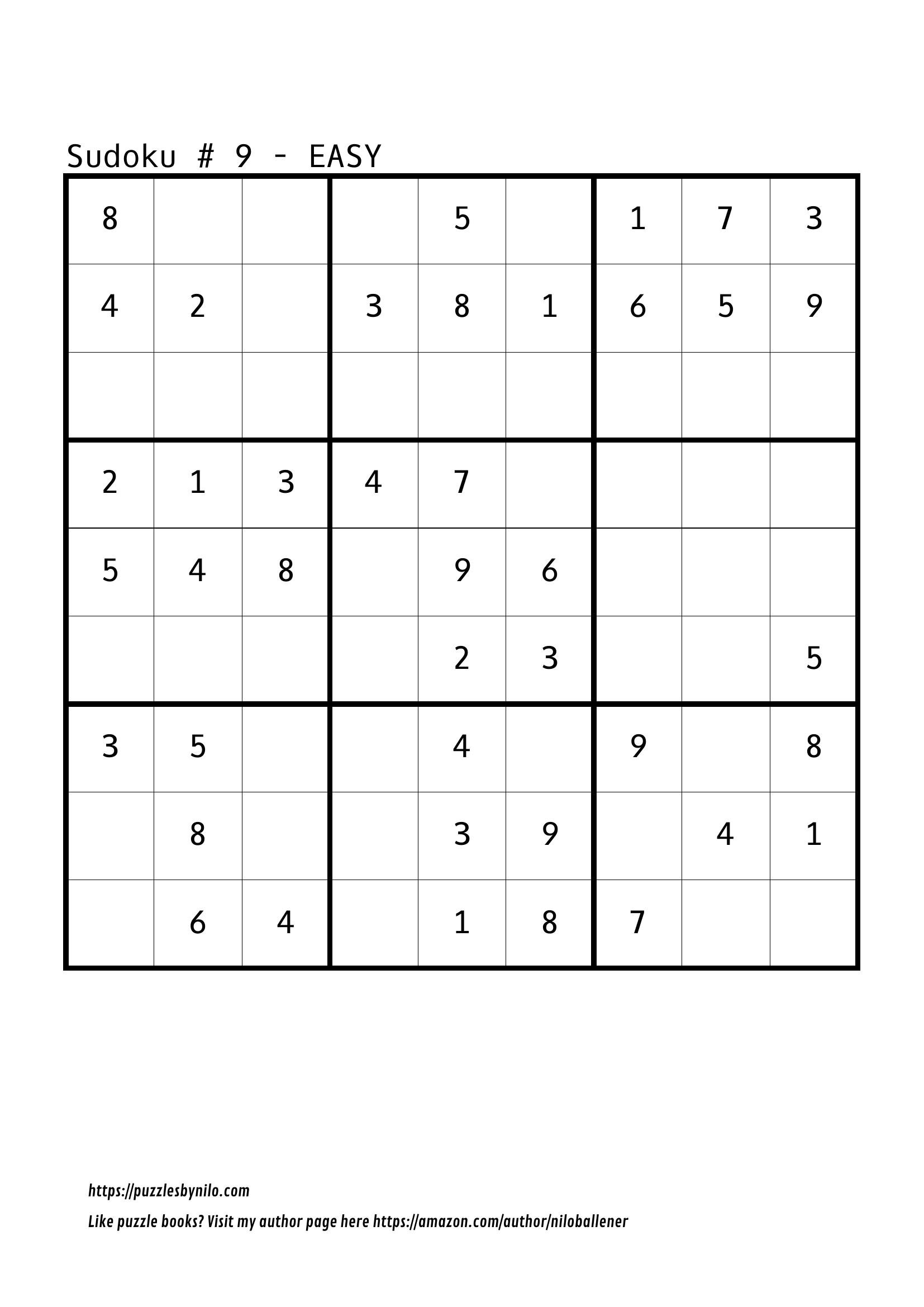 sudoku puzzles printable pdf