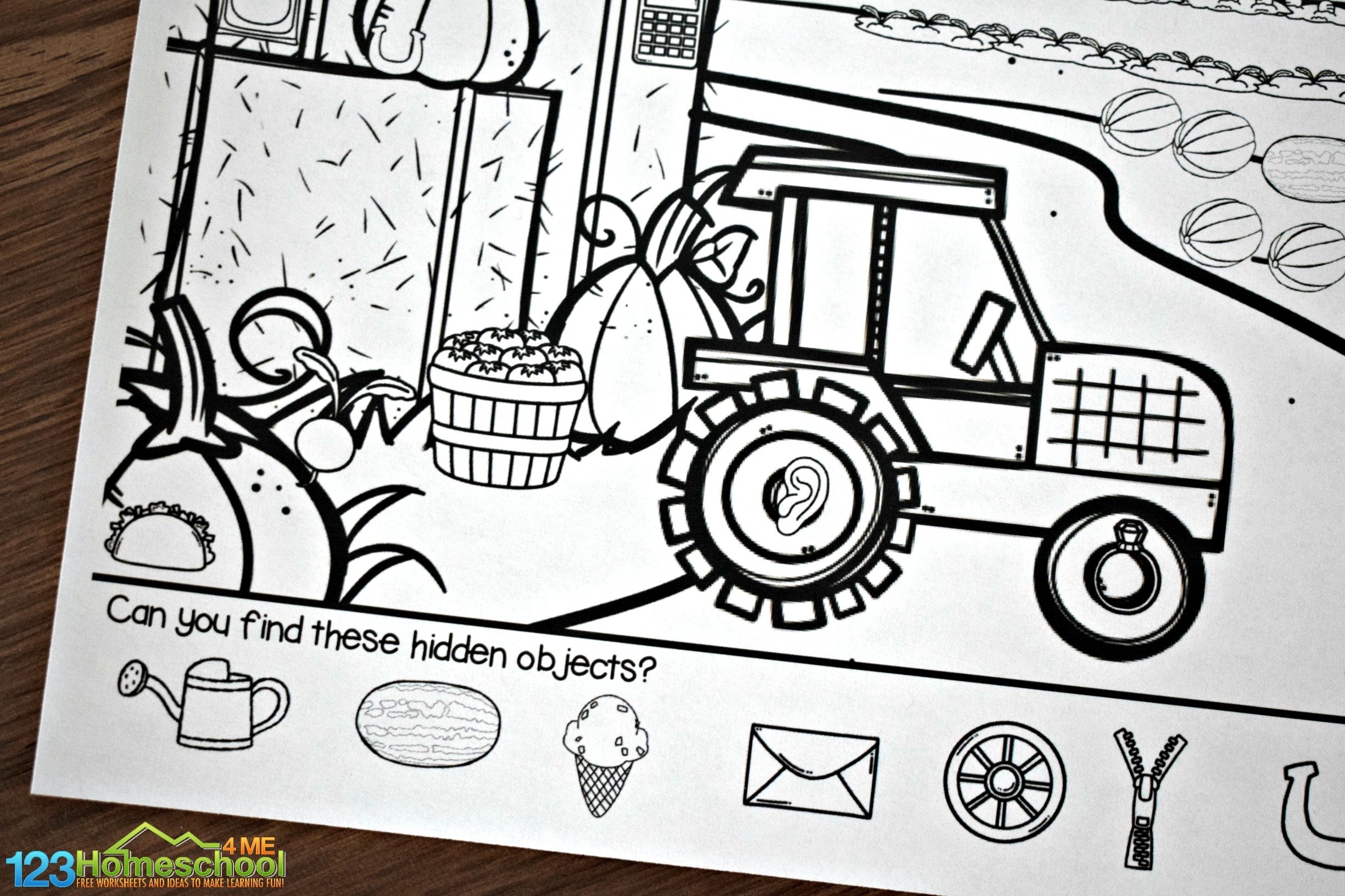 pdf free printable hidden pictures worksheets