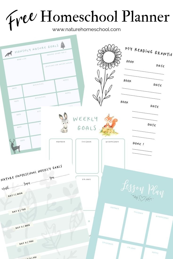 Free Homeschool Planner For Homeschooling Nature Homeschool