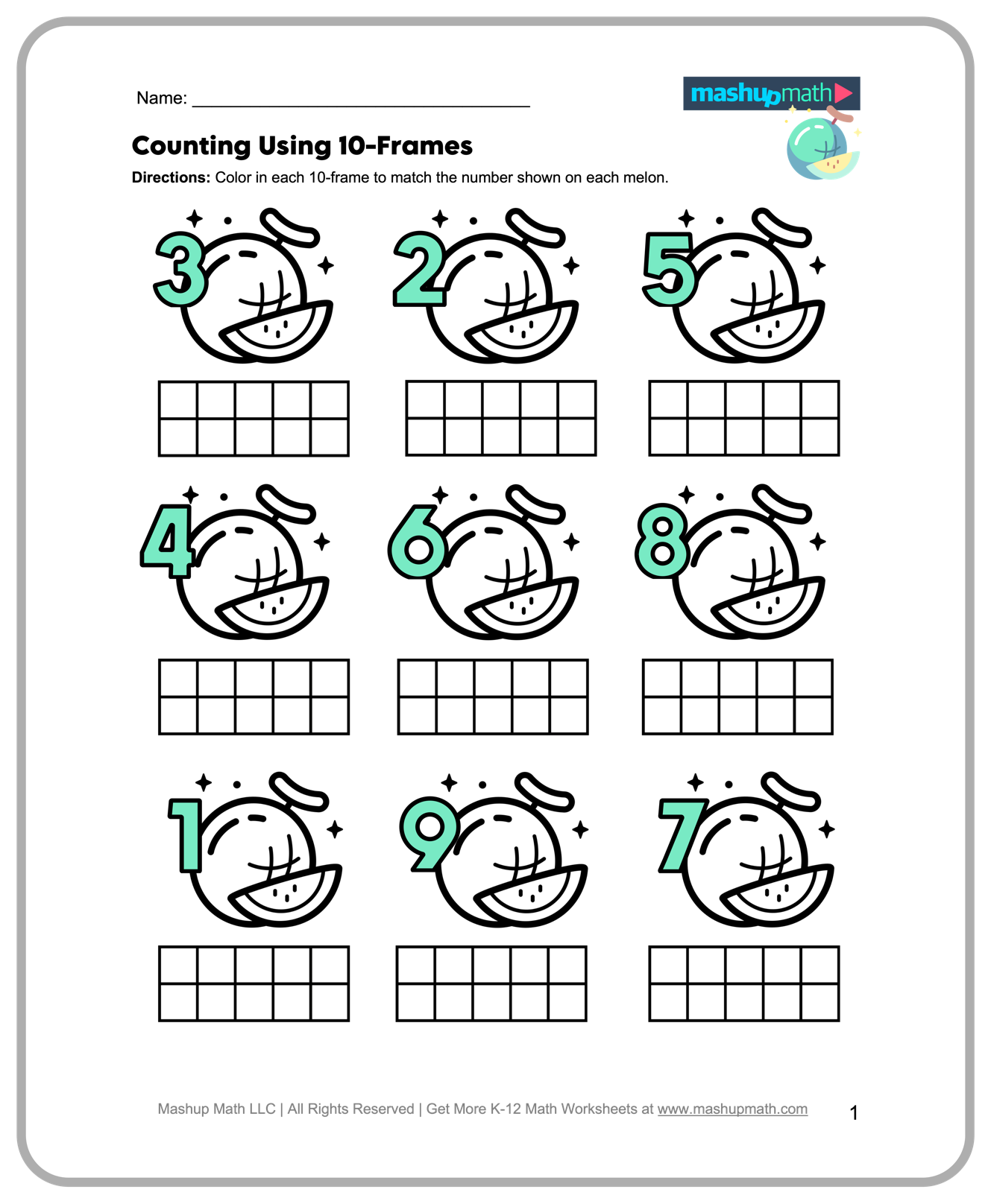 free kindergarten math worksheets printable