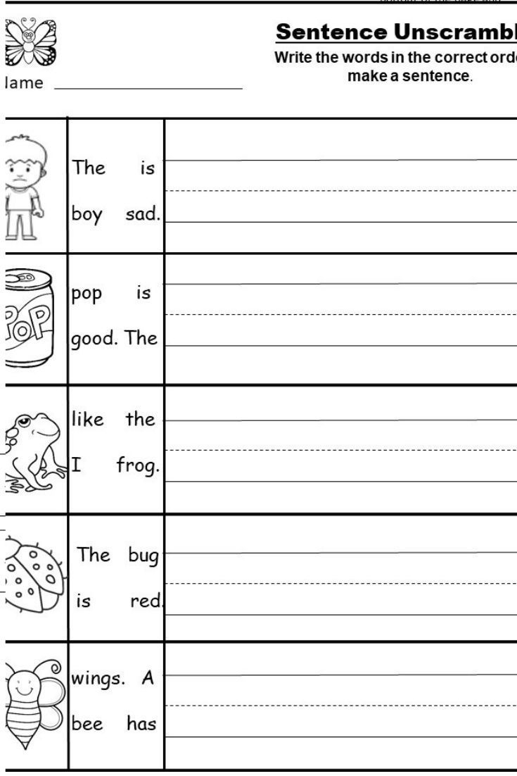 Free Kindergarten Writing Printable Kindermomma