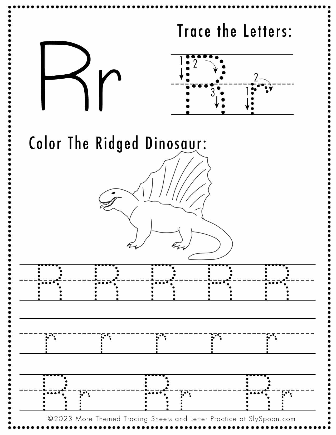 free printable tracing letters worksheets