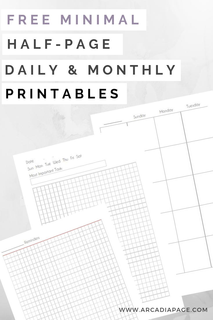 planner printables free planner printables free