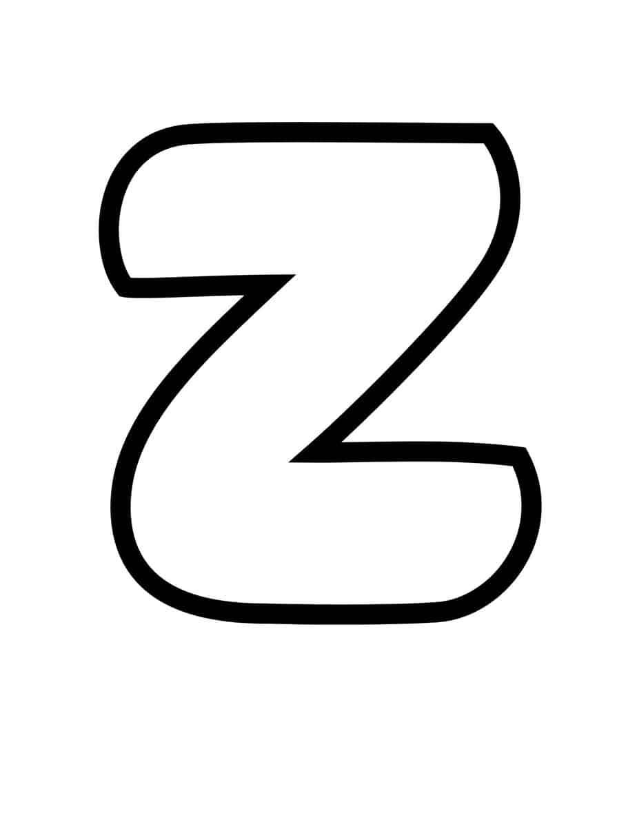 bubble letter z
