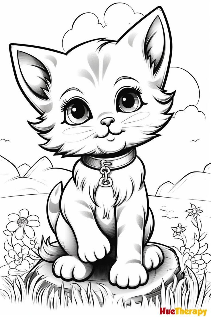 Free Printable Cat Coloring Pages For Kids