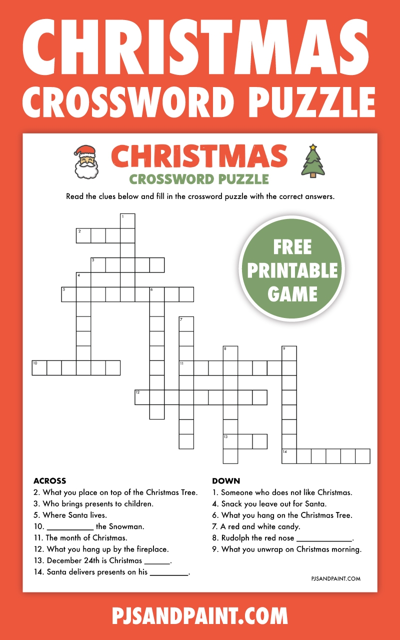 holiday crossword puzzles printable holiday crossword puzzles printable