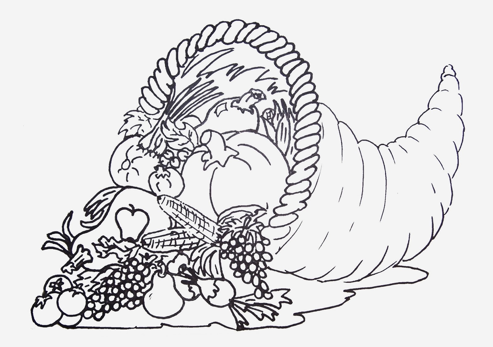 thanksgiving color sheet