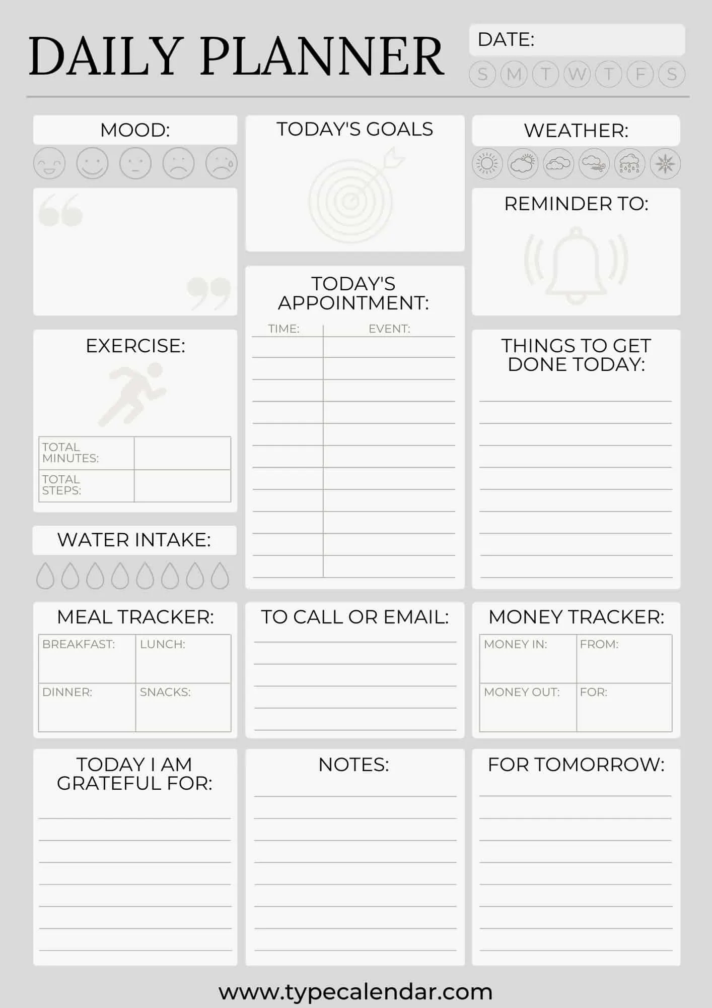 printable planner