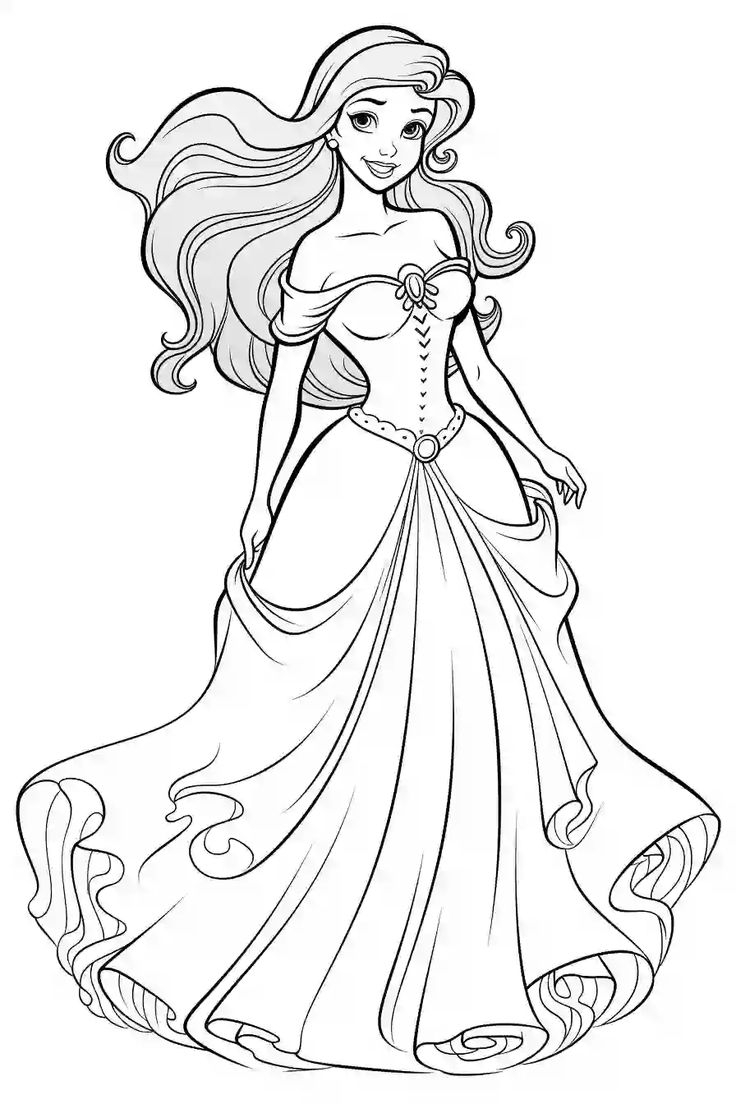 free disney color pages