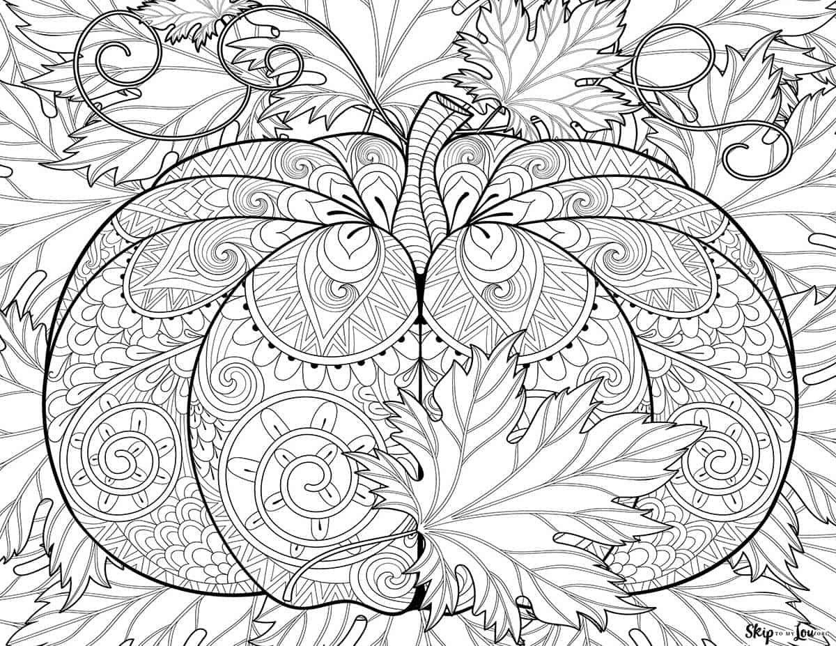 autumn coloring pages for adults autumn coloring pages for adults