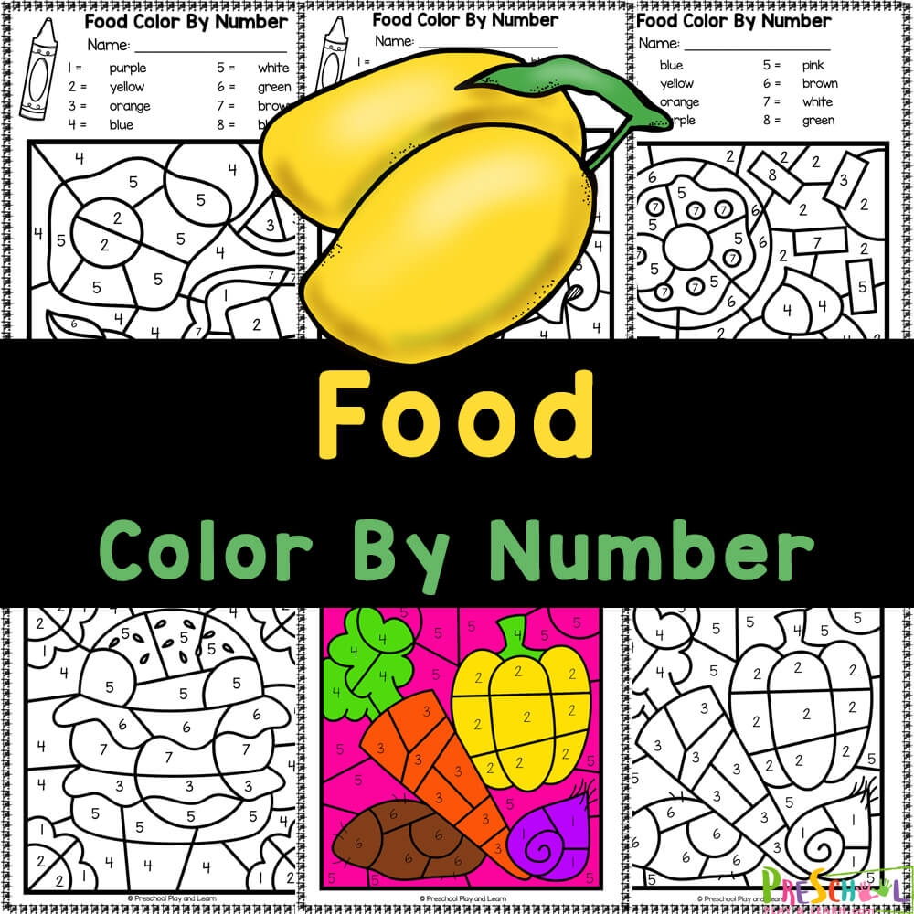 free printable color by number worksheets