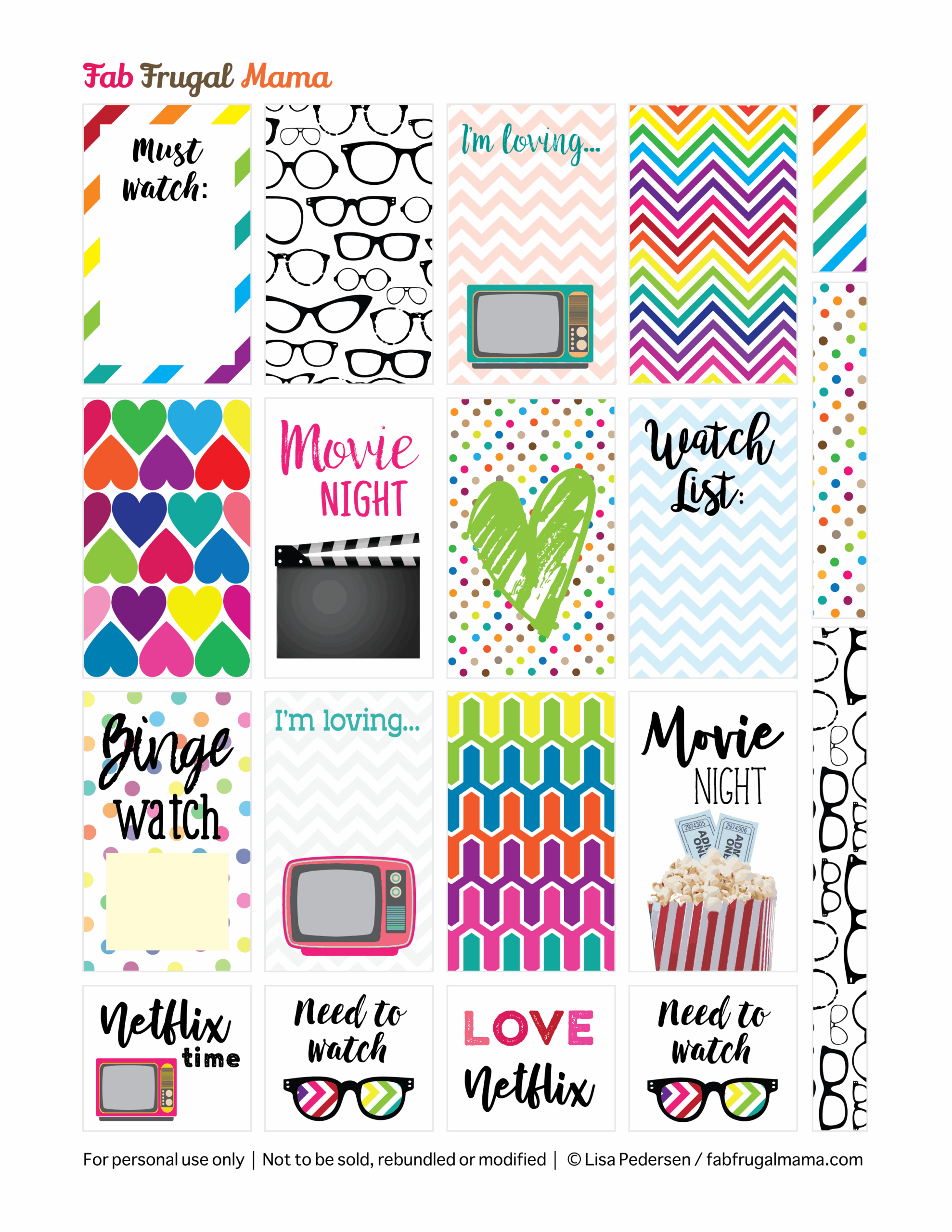 free printables for the happy planner free printables for the happy planner