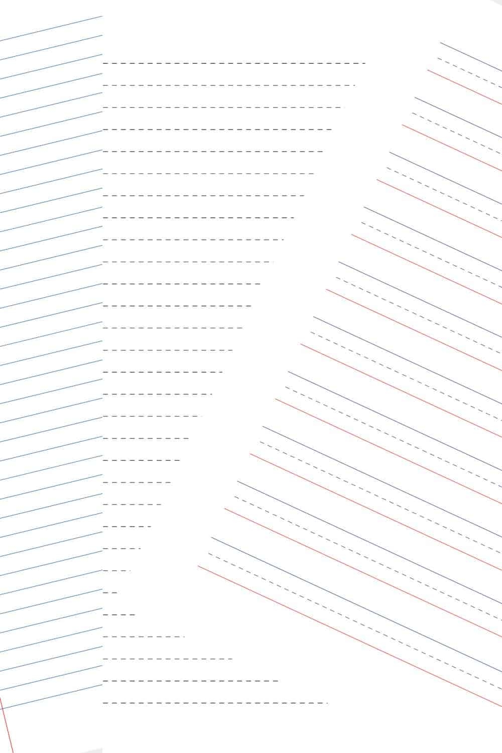 printable line paper
